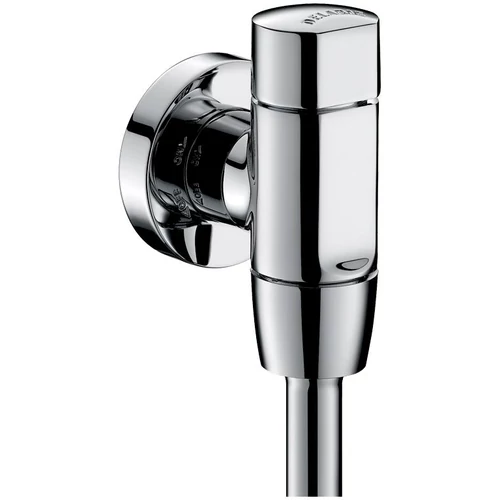 DELABIE TEMPOFLUX vandálbiztos, fali nyomógombos piszoár öblítő, FINO piszoárhoz illeszkedő bekötőcsővel