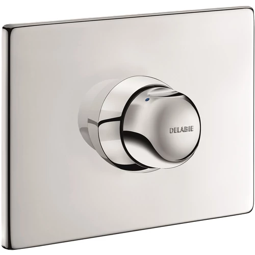 DELABIE TEMPOMIX beépített időzített zuhanycsaptelep előlap fejbenkeverős nyomógombbal, DEL790BOX szerelődobozhoz, H-M vízre, 12L/p, kit 2/2