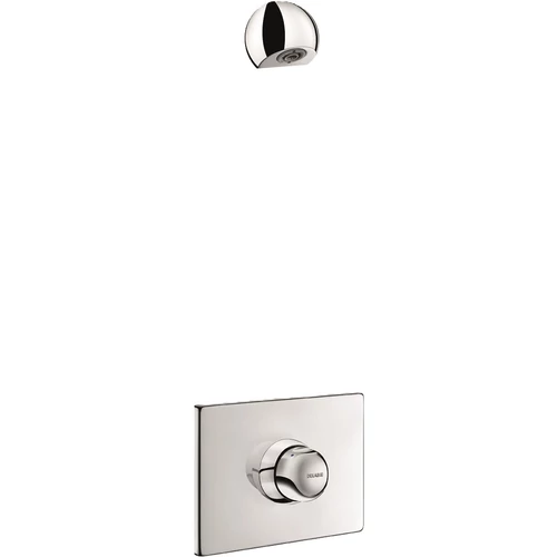 DELABIE TEMPOMIX beépített zuhanyszett - fejkeverős időzített nyomógombos zuhanycsap előlap 790BOX szerelődobozhoz + ROUND zuhanyfej, H-M vízre, 6L/p, kit 2/2