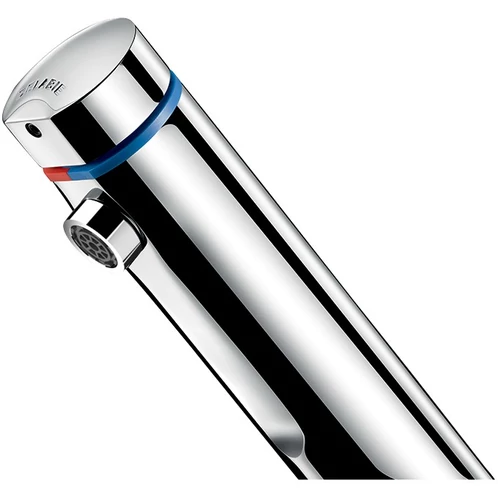 DELABIE TEMPOMIX 3 álló, nyomógombos, fejbenkeverős időzített mosdó csap H-M vízre