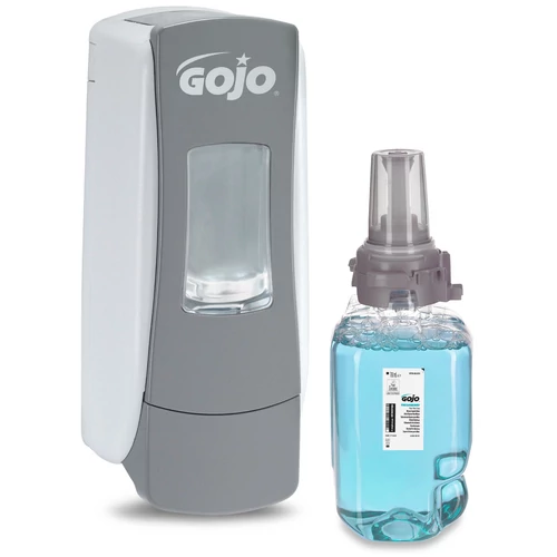 GOJO ADX-7 Starter kezdőcsomag D1 - 1db fehér/szürke ADX-7 nyomógombos adagoló + 1db Freshberry habszappan patron 700ml