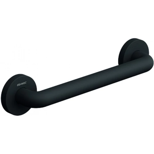 400mm egyenes kapaszkodó, D=32mm, 1,5mm falvastagság, r.m. acél, matt fekete