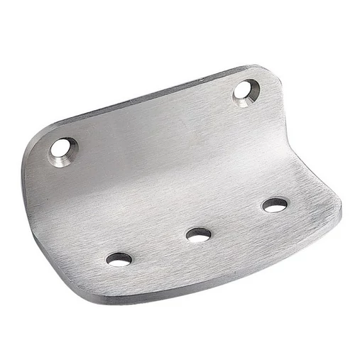 Vandálbiztos fali szappantartó lekerekített sarkokkal, csepegtető furatokkal, nagy kockázatú közösségi zuhanyzókba, 5 mm vastag rozsdamentes acél, selyem