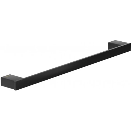 Pompei egyágú törölközőtartó rúd, AISI304 r.m. acél, matt fekete