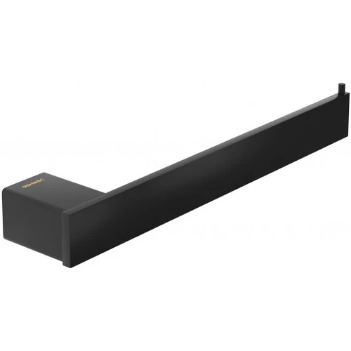 Pompei nyitott törölközőtartó, AISI304 r.m. acél, matt fekete