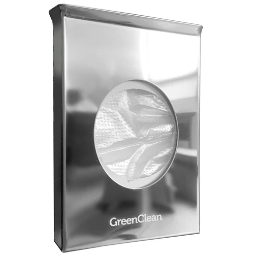 Fali intim hulladékgyűjtő tasak adagoló, 25db-os csomaghoz, r.m. acél, fényes