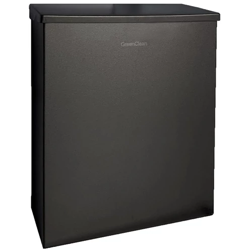 Fali fedeles intim hulladékgyűjtő, alulról üríthető, zárható, 5L acél ház, matt fekete