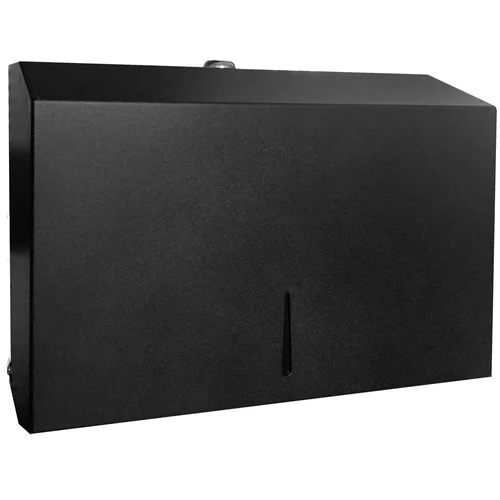 Hajtogatott kéztörlő adagoló 200/300 db C/Z papírhoz, mini, Classic, acél, matt fekete