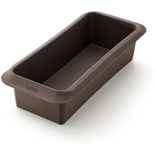 Lékué Sandwich Bread Mould szilikon szendvicskenyér sütőforma, peremmel, tapadásmentes, barna - 882647