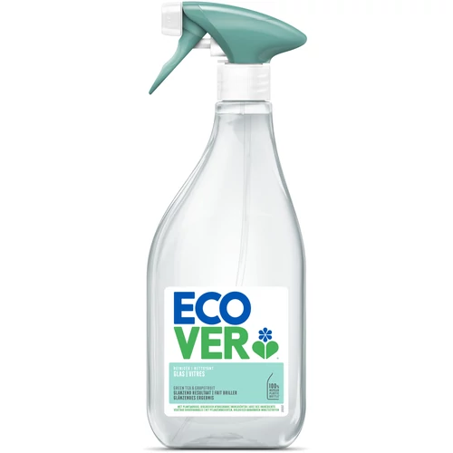 ECOVER Windows & Glass ablak-, üveg- és tükörtisztító, spray-s flakon, Zöld tea - Grapefruit illatú, szórófejes, spray-s flakon, 500ml