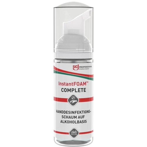 SCJP InstantFOAM COMPLETE alkoholos kézfertőtlenítő hab, széles hatásspektrum, illat- és színezékmentes, hipoallergén, 47ml pumpás flakon