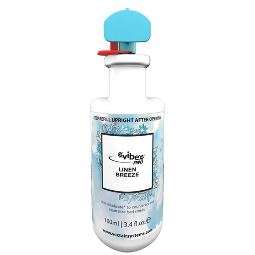 VIBE PRO Linen Breeze - frissen mosott ruha illatú utántöltő patron Airadicate szagsemlegesítő adalékkal