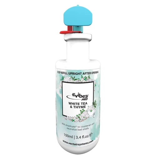 VIBE PRO White Tea & Thyme - fehér tea és kakukkfű illatú utántöltő patron Airadicate szagsemlegesítő adalékkal