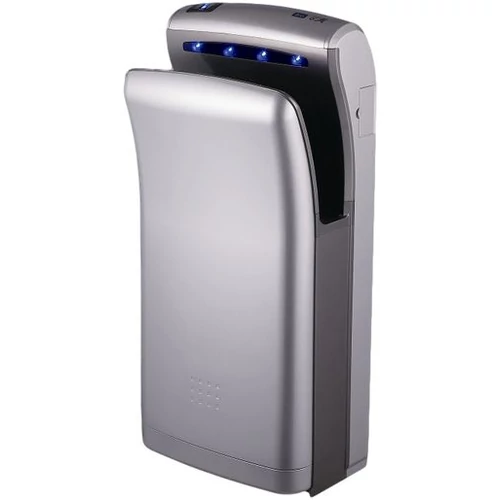 BIO JET légborotva jellegű, dupla oldalú, turbó kézszárító, műanyag, ezüst, 1150 W, 10-12 mp, 65 dB