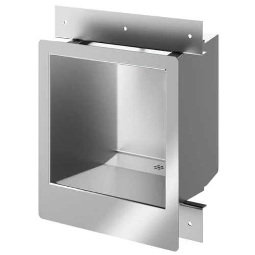 DELABIE COMMISSARIAT vandálbiztos, beépített kézmosó egység, fal mögötti szereléshez, szervizfolyosóhoz, 2mm r.m. acél