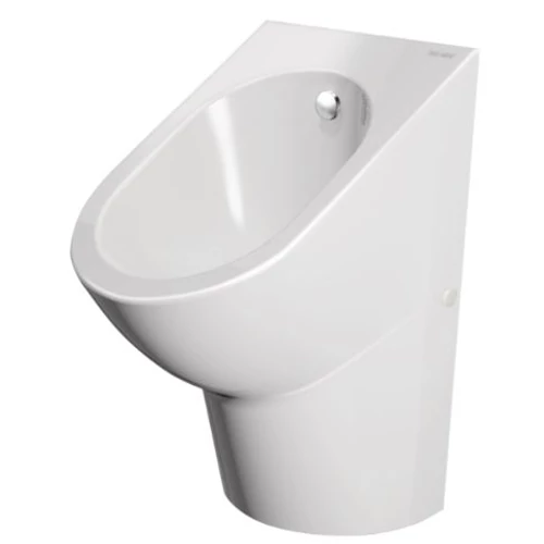 DELABIE DELTACÉRAM porcelán piszoár, fali, hátsó bekötésű, perem nélküli, szórófejes öblítésre való kialakítással, fehér