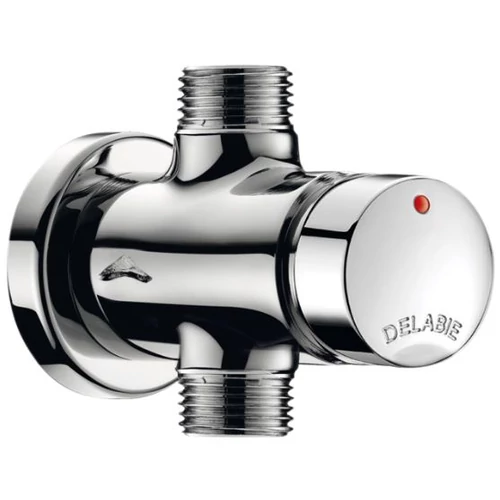 DELABIE TEMPOSOFT 2 fali időzített nyomógombos zuhanycsap kevert vízre, alsó bekötés