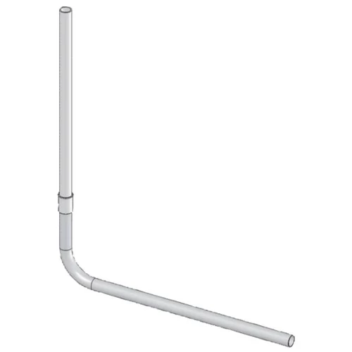 DELABIE PVC öblítőcső beépített és szervizfolyosós TEMPOFLUX 1, 2, 3, TEMPOCHASSE és TEMPOMATIC WC öblítőkhöz, 26/32 mm