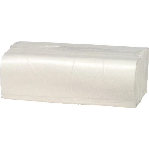 Hajtogatott papírkéztörlő, Z, fehér, 2 réteg, 20x200 lap, 4000 lap/karton