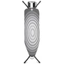 Kép 1/8 - Brabantia Steam Iron Rest vasalódeszka 1240x380mm - B méret, kinyitható vasalótámasz, D=22mm fekete váz, titán ovális huzat - 103841