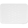 Kép 1/9 - Brabantia SinkSide Silicone Dish Drying Mat edényszárító, csepegtető szőnyeg, csúszásmentes, bordázott felület, 325x438mm, szilikon, világosszürke - 117466