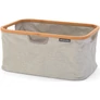 Kép 1/7 - Brabantia Foldable Laundry Basket összehajtható szennyestartó kosár, bambusz peremmel, 40L kapacitás, szürke - 118180