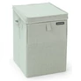 Kép 1/9 - Brabantia Stackable Laundry Box egymásra helyezhető szennyestartó doboz, fix tetővel, téglalap formájú, 35L, zöld - 120466