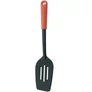 Kép 1/6 - Brabantia Tasty+ Cook & Serve spatula, egyik oldali vágóéllel, beépített serpenyőtartóval, akasztóval, hőálló, műanyag, terrakotta rózsaszín - 122804