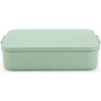 Kép 1/12 - Brabantia Make & Take Lunch Box Bento nagy méretű ételhordozó doboz, 2000 ml, kivehető belső elválasztó rekeszek, bepattintós (clip-on) záródás, BPA mentes műanyag, jáde zöld - 203527