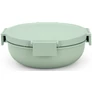 Kép 1/19 - Brabantia Make & Take Salad Bowl salátástál, 1300 ml, szivárgás- és légmentes záródás, bepattintós (clip-on) zárómechanizmus, kerek forma, műanyag, jáde zöld - 206382
