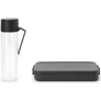 Kép 1/10 - Brabantia Make &amp; Take Break Set 2db-os szett vizespalack (500 ml) és lapos ételhordozó doboz (1100 ml), BPA mentes műanyag, sötétszürke - 206689