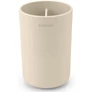 Kép 1/8 - Brabantia ReNew fogkefetartó, elválasztó betéttel, csepptálcával, csúszásmentes talppal, H=110mm, műanyag, világos bézs - 223341
