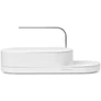 Kép 1/10 - Brabantia SinkStyle Organiser mosogató rendszerező, beépített csepptálcával, műanyag, szabadon álló, szikrázó fehér ásványi textúra, 350x150x130mm - 227882