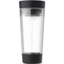 Kép 1/13 - Brabantia Make & Take Travel Tea Cup duplafalú termoszbögre 360ml, szivárgásmentes, snap lid fedél, beépített teafilter tartó, sötétszürke - 228766
