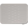 Kép 1/6 - Brabantia SinkSide Silicone Dish Drying Mat edényszárító, csepegtető szőnyeg, csúszásmentes, bordázott felület, 325x438mm, szilikon, középszürke - 230042