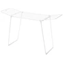 Kép 1/16 - Brabantia HangOn Drying Rack Too ruhaszárító állvány, 18m szárítási hossz, integrált akasztó sín, 20kg teherbírás, összecsukható, acél, fehér - 232428
