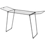 Kép 1/16 - Brabantia HangOn Drying Rack Too ruhaszárító állvány, 22m szárítási hossz, integrált akasztó sín, 20kg teherbírás, összecsukható, acél, matt fekete - 232442