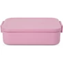 Kép 1/7 - Brabantia Make & Take Lunch Box közepes méretű ételhordozó doboz, 1100 ml, bepattintós (clip-on) zárómechanizmus, BPA mentes műanyag, rózsaszín-lila - 241307