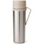 Kép 1/8 - Brabantia Make & Take Insulated Flask duplafalú termosz 500 ml, hideg és meleg italok számára, szivárgásmentes, fogantyúval, r.m. acél, világos bézs - 244780