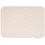 Kép 1/8 - Brabantia SinkSide Silicone Dish Drying Mat edényszárító, csepegtető szőnyeg, csúszásmentes, bordázott felület, 325x438mm, szilikon, világos bézs - 252044