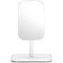 Kép 1/21 - Brabantia ReNew Mirror with Storage Tray álló piperetükör alsó kozmetikai tálcával, szilikon betéttel, 360°-ban állítható üveg tükörrel, fehér - 280726