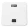 Kép 1/10 - Brabantia ReNew elemmentes fürdőszobai mérleg, 5-150kg között, 0,1kg pontossággal mér, nagy LED kijelzővel, dimanóval tölthető, műanyag test, üveg fedlap, fehér - 281365