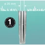 Kép 3/4 - D=35mm átmérőjű Essential kültéri ruhaszárítókhoz!