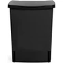 Kép 1/10 - Brabantia Built in Bin beépített szemetes, ajtóra szerelhető, felnyitható fedéllel, 10L - C méret, műanyag, fekete - 395246