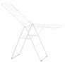 Kép 1/10 - Brabantia HangOn Drying Rack ruhaszárító állvány, 25m szárítási hossz, 8db ruhaakasztó kampó, 12kg teherbírás, összecsukható, acél, fehér - 403446