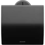 Kép 1/5 - Brabantia Profile fali kistekercses WC-papír tartó fedővel, acél, fekete - 483400