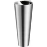 Kép 1/3 - DELABIE BAILA lábon álló, kúp alakú kézmosó, 0,8mm r.m. acél, dual finish - polírozott medence, selyem test, csapfurat nélkül