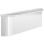 Kép 1/4 - Piperepolc DELABIE Be-Line felhajtható zuhanyülőke fali konzoljának eltakarásához, 275x55mm, fehér