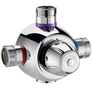 Kép 1/5 - DN40 6/4" csoportos termosztatikus keverőszelep DELABIE Premix Comfort, szűrőkkel és visszacsapó szelepekkel, 32-42°C, 40-150L/p