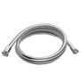 Kép 1/5 - DELABIE SILVER flexibilis zuhany gégecső, fokozott szakítószilárdságú PVC cső, simára kiképzett felület, FF1/2", ezüst, L=0,85m